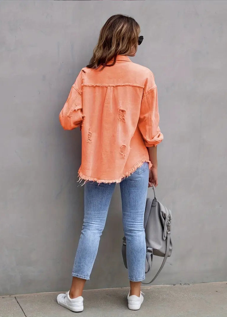 Mi-saison Denim Jacket