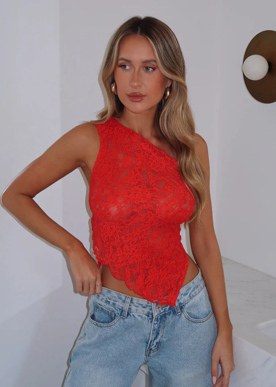 Sloped Neck top
