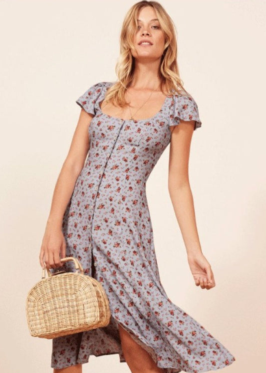 Polka dot robe