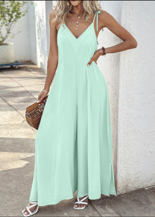 Suspenders Loose Jumpsuit