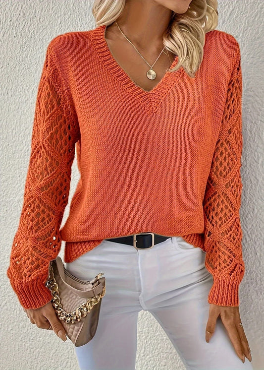 Hollow Knitted Sweater