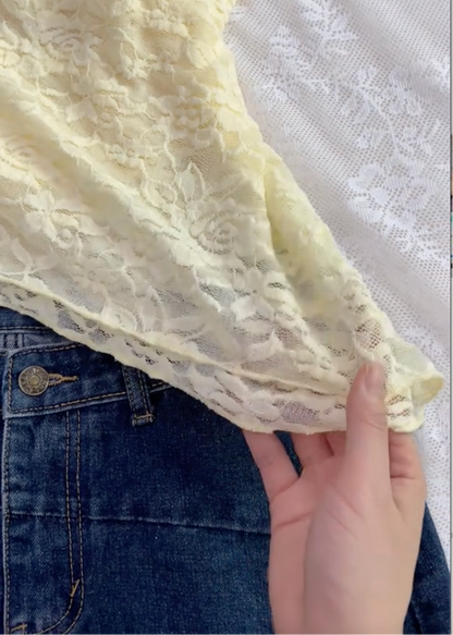 Sloped Neck top